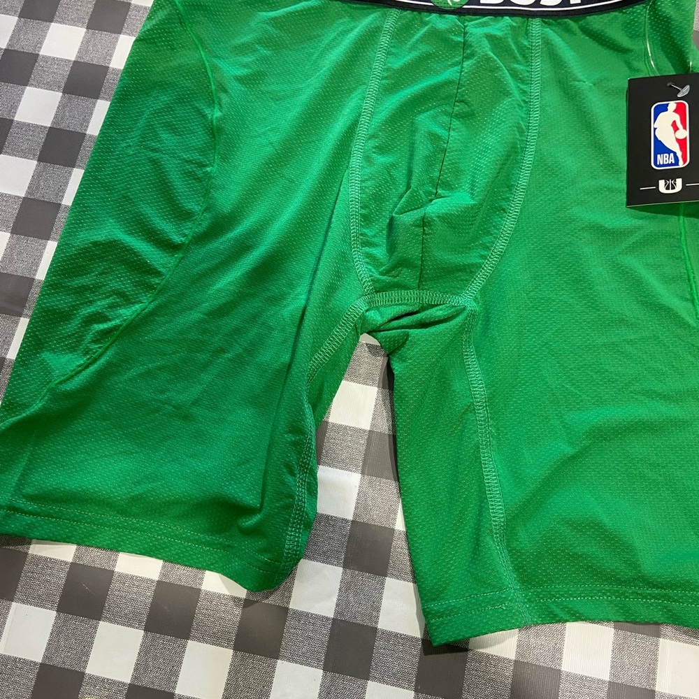 Celtics men boxer brief underwear NWT- medium